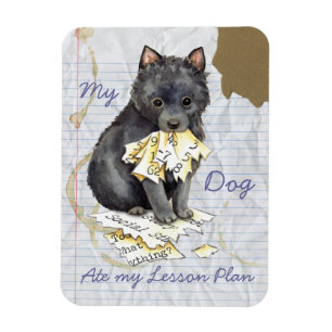 My Schipperke Ate My Lesson Plan Magnet