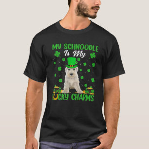 My Schnoodle Is My Lucky Charms Schnoodle St Patri T-Shirt