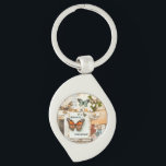 My Scrapbook Keychain<br><div class="desc">My Scrapbook - Metal Keychain
Share the scrapbooking with loved ones!</div>