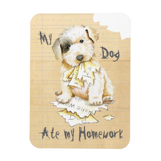 My Sealyham Terrier Ate My Homework Magnet (Vertical)