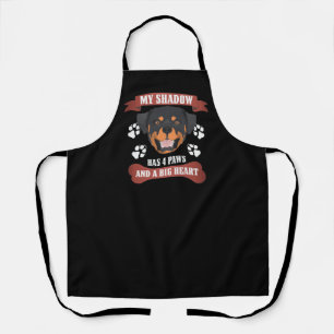 My Shadow Has 4 Paws, Rottweiler Apron