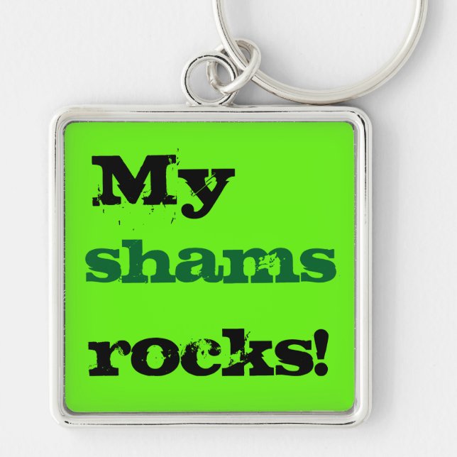 My shams rocks keychain (Front)