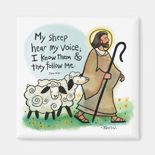 My Sheep Hear My Voice magnet