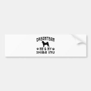My Shiba Inus Dog Bumper Sticker