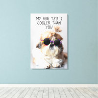 My Shih Tzu Is Cooler Than You Sunglasses Photo