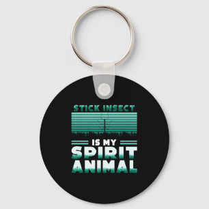 My Shirt Stick Insect Spirit Animal Stick Keychain