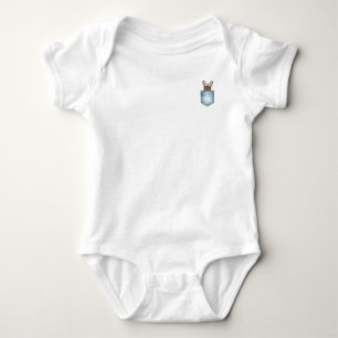 My Sibling is a Frenchie Pocket Baby Bodysuit