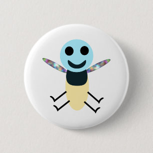 My Silly Firefly 2 Inch Round Button