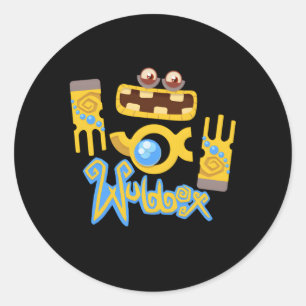 My Singing Monsters Wubbox Blue Small Classic Round Sticker