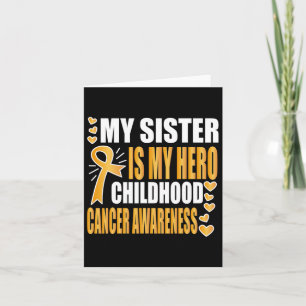 My Sister Is My Hero Card
