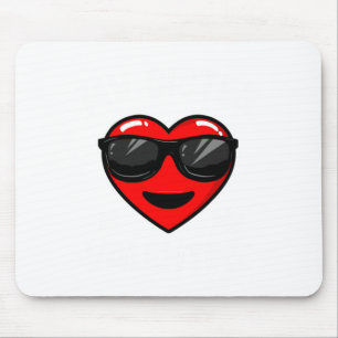 My Sister Is My Valentine Heart Sungles Boy Girl  Mouse Pad