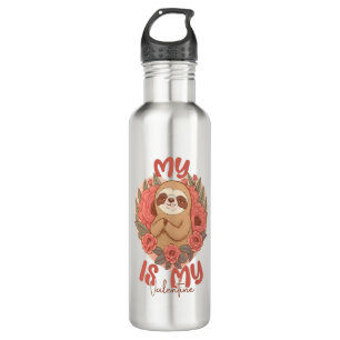 My Sloth is My Valentine 710 Ml Water Bottle