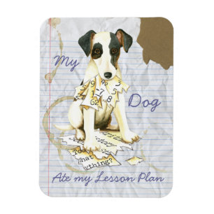 My Smooth Fox Terrier Ate My Lesson Plan Magnet