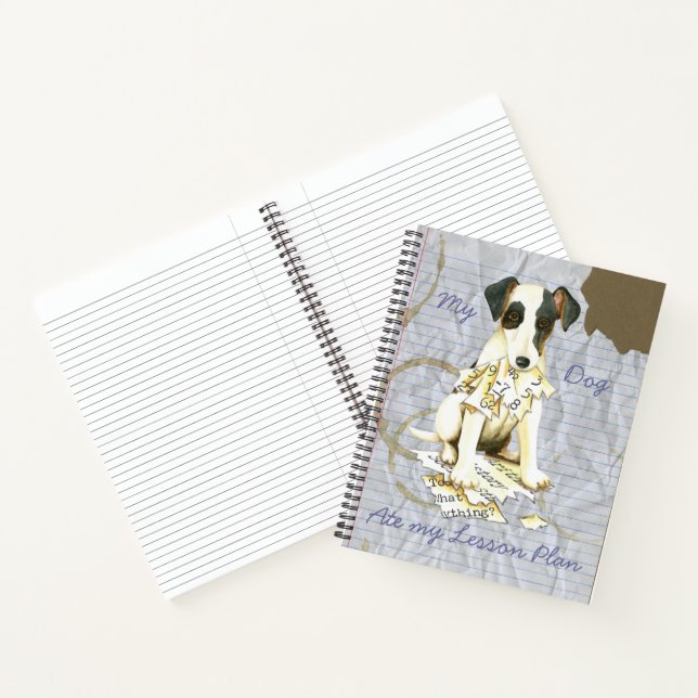 My Smooth Fox Terrier Ate My Lesson Plan Notebook (Inside)