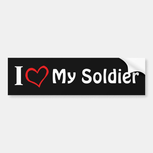My Soldier Bumper Sticker (Front)