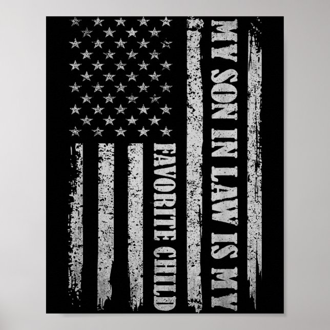 My Son In Law Is My Favorite Child Fathers Day Usa Poster (Front)