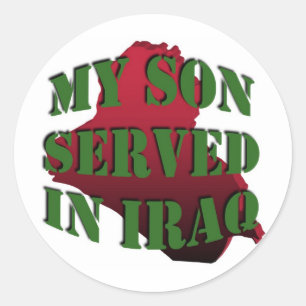 My Son Iraq Stickers (Lg)