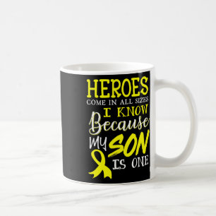 My Son Is A Hero Childhood Cancer Awareness 1 Coffee Mug