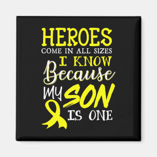 My Son Is A Hero Childhood Cancer Awareness 1  Magnet