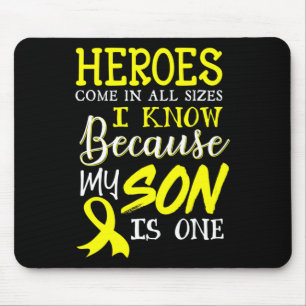 My Son Is A Hero Childhood Cancer Awareness 1  Mouse Pad