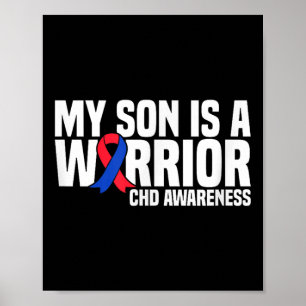 My Son Is A Warrior Chd Congenital Heart Disease A Poster