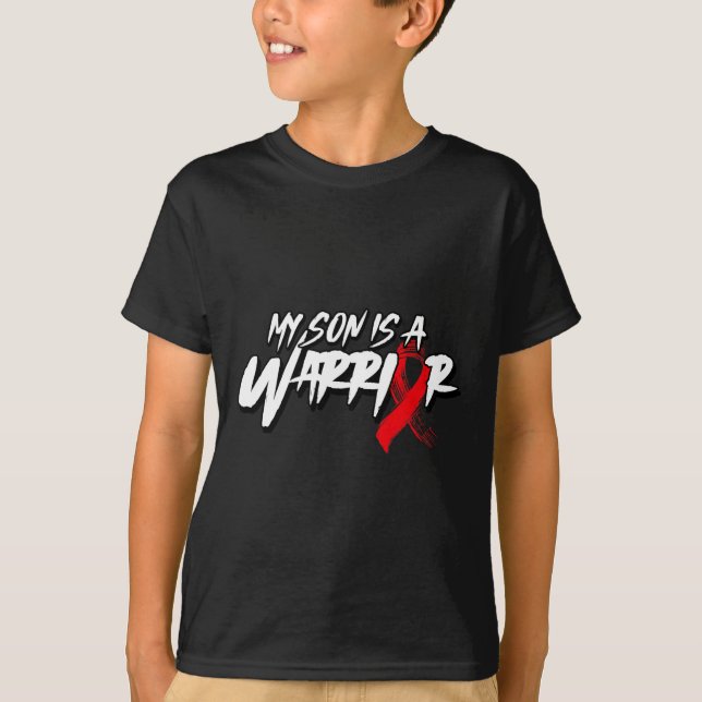My Son Is A Warrior - Sickle Cell Awareness  T-Shirt (Front)