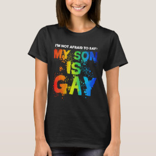 My Son Is Gay Pride Month LGBT LGBTQ Mom T-Shirt