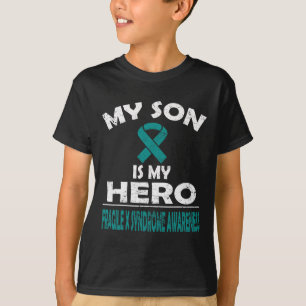 My Son Is My Hero Fragile X Syndrome Awareness T-Shirt