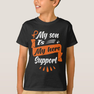 My Son Is My Hero Support Leukaemia Cancer Awaren T-Shirt