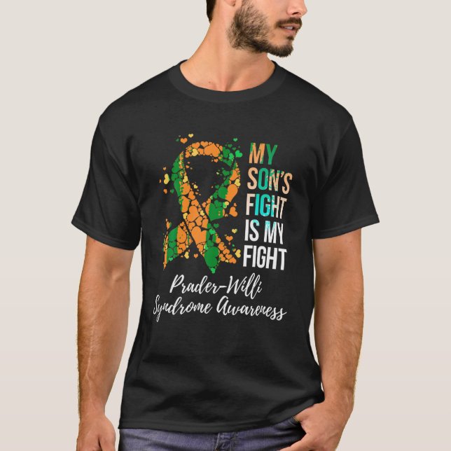 My Son s Fight Is My Fight Prader Willi Syndrome A T-Shirt (Front)