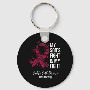 My Son’s Fight Is My Fight Sickle Cell Disease Awa Keychain