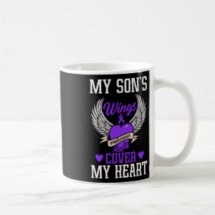 My Sons Wings Cover My Heart - Overdose Awareness Coffee Mug