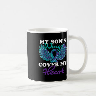 My Sons Wings Cover My Heart Suicide Prevention Aw Coffee Mug