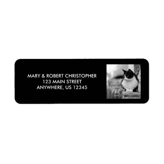 My Soul Finds Rest - Ps 62:1 Return Address Label