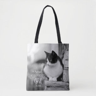 My Soul Finds Rest - Ps 62:1 Tote Bag