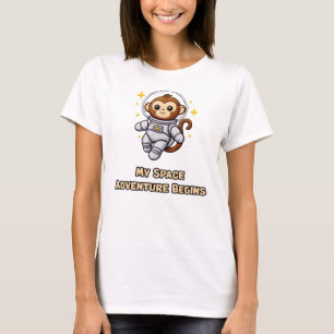 My Space Adventure Begins Universe Exploration T-Shirt