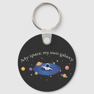 My Space, My Own Galaxy Keychain