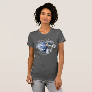 My spacewalk Journey (Dark mode)   Women Slim fit T-Shirt