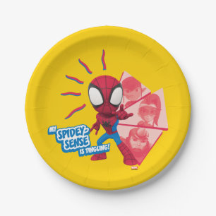 My Spidey-Sense is Tingling! Paper Plate