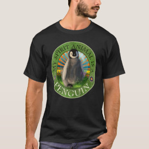 My Spirit Anima Is A Penguinl Animal Ornithologis T-Shirt