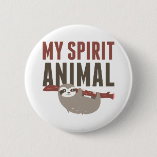 My Spirit Animal 2 Inch Round Button
