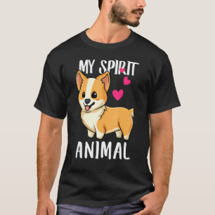 My Spirit Animal, Corgi Dog Love R Dad Mom, Boy Gi T-Shirt
