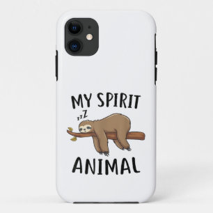 My Spirit Animal Funny Sloth Gift iPhone 11 Case