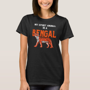 My Spirit Animal Is A Bengal Tshirt Cincinnati Foo