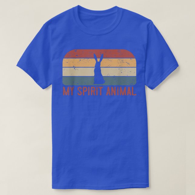 My Spirit Animal Is A Rabbit Bunny  T-Shirt (Design Front)