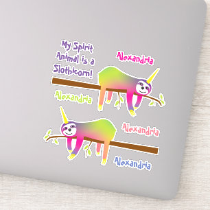 My Spirit Animal is a Slothicorn