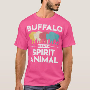 My Spirit Animal Is Buffalo Vintage Bison T-Shirt