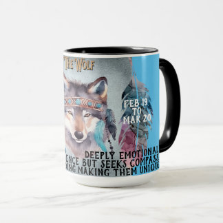 "My Spirit Animal" La Mug de café Wolf