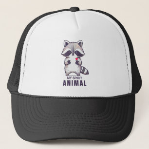My Spirit Animal Raccoon  Trucker Hat