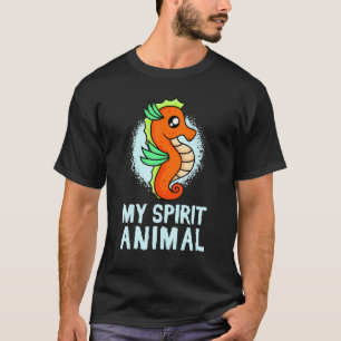My Spirit Animal Seahorse Ironie T-Shirt